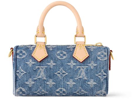 louis vuitton nano speedy|louis vuitton denim speedy.